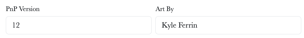 Artists and version fields